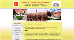Desktop Screenshot of domovterezin.cz